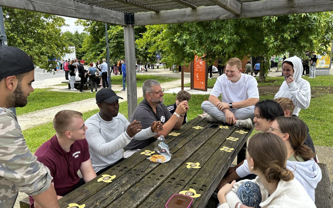 1. Station: Wir sind in Lourdes angekommmen